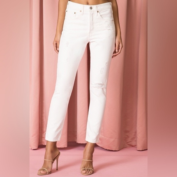 LEVI'S 501 skinny jeans in white - Picture 12 of 13